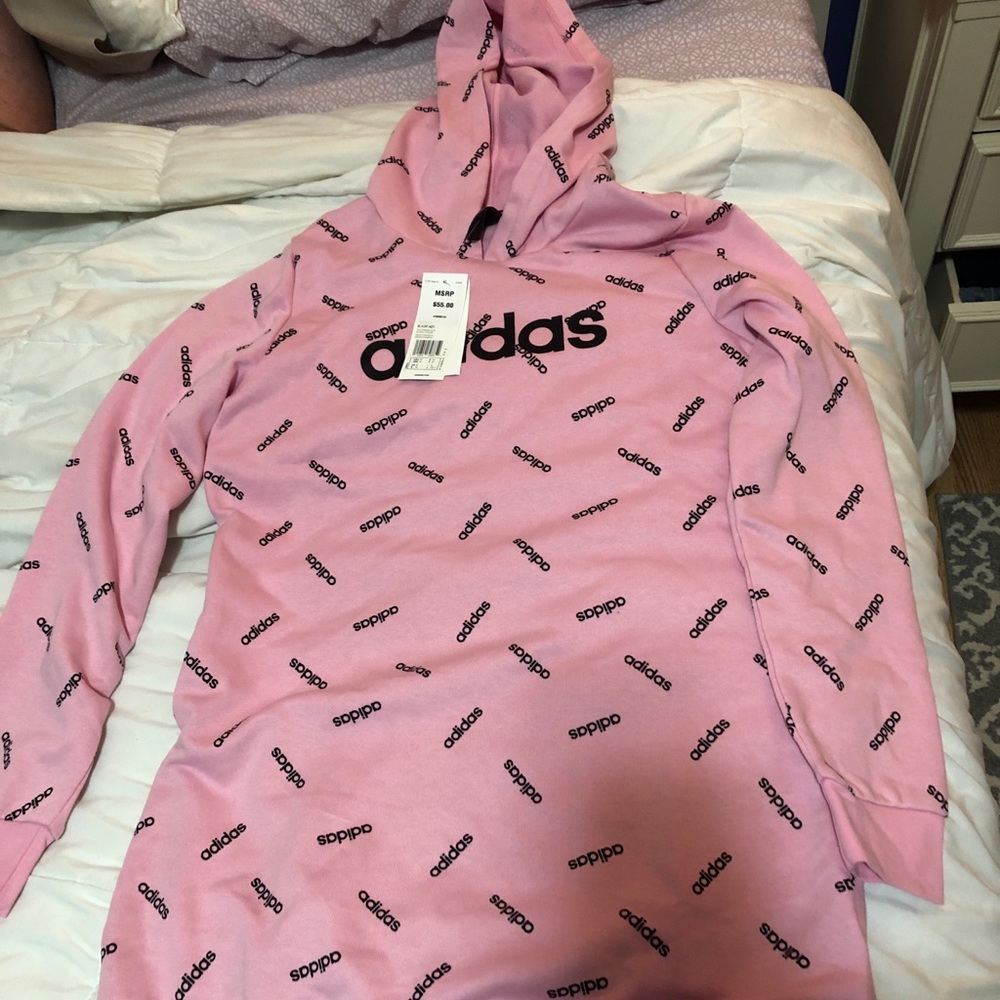 Adidas Pink Hoodie